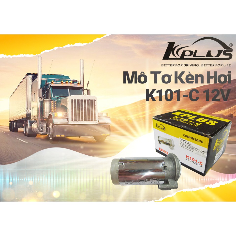 Mô Tơ Kèn Hơi KPLUS K101C 12V Nhập Khẩu Chính Hãng