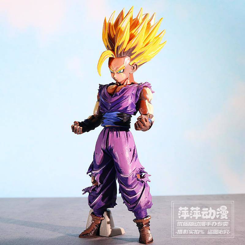 High Quality Version Dragon Ball Msp Super One Wufan Cartoon Color War Damage Effect No. 63 Pvc Hand-Made Bagged Foot Pier