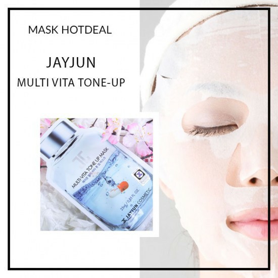 fo555  Mặt nạ trắng da Jayjun multi- vita tone up mask