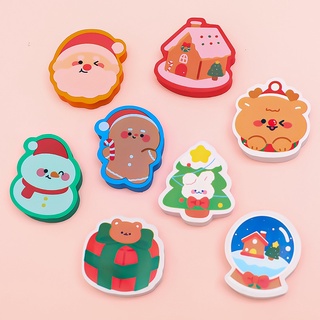 Tẩy chì noel kute dễ thương Giáng Sinh 4.3cm*4cm Merry Christmas