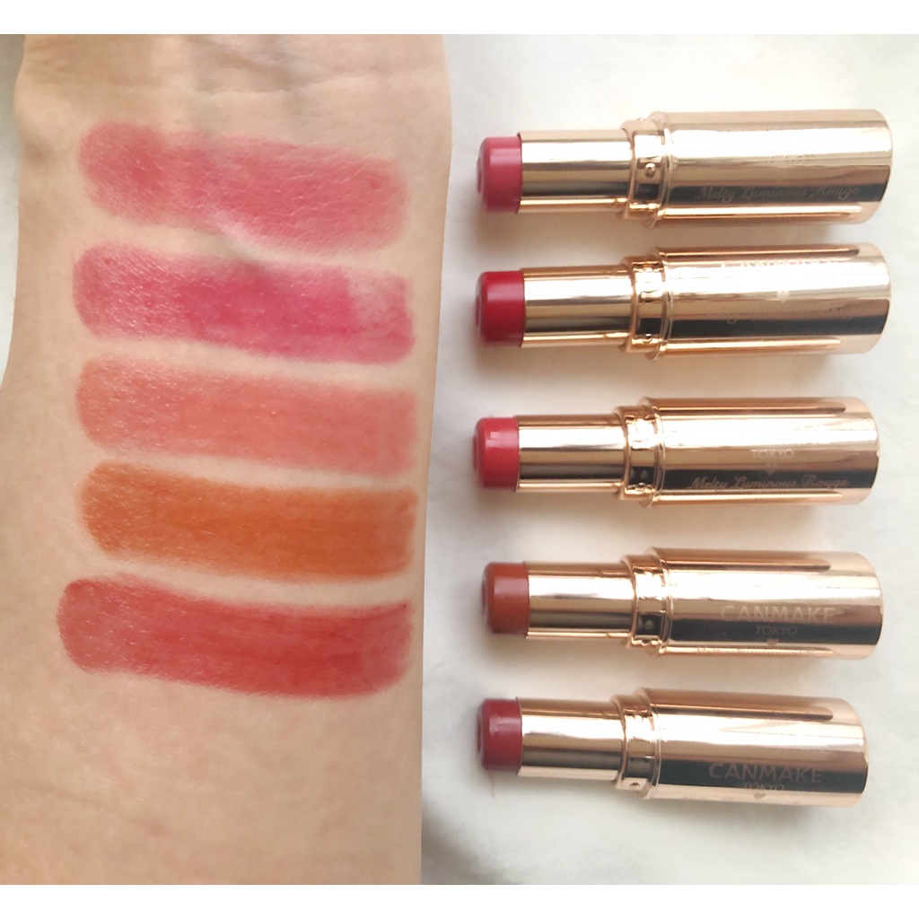 Son dưỡng môi có màu Canmake Melty Luminous Rouge Nhật Bản
