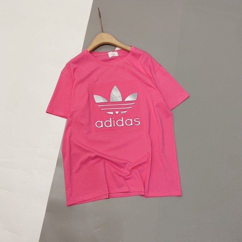 Áo phông ADIDAS Unisex | Áo phông Nam Nữ COTTON Dập Nổi Phản Quang Hot Shinsam ST