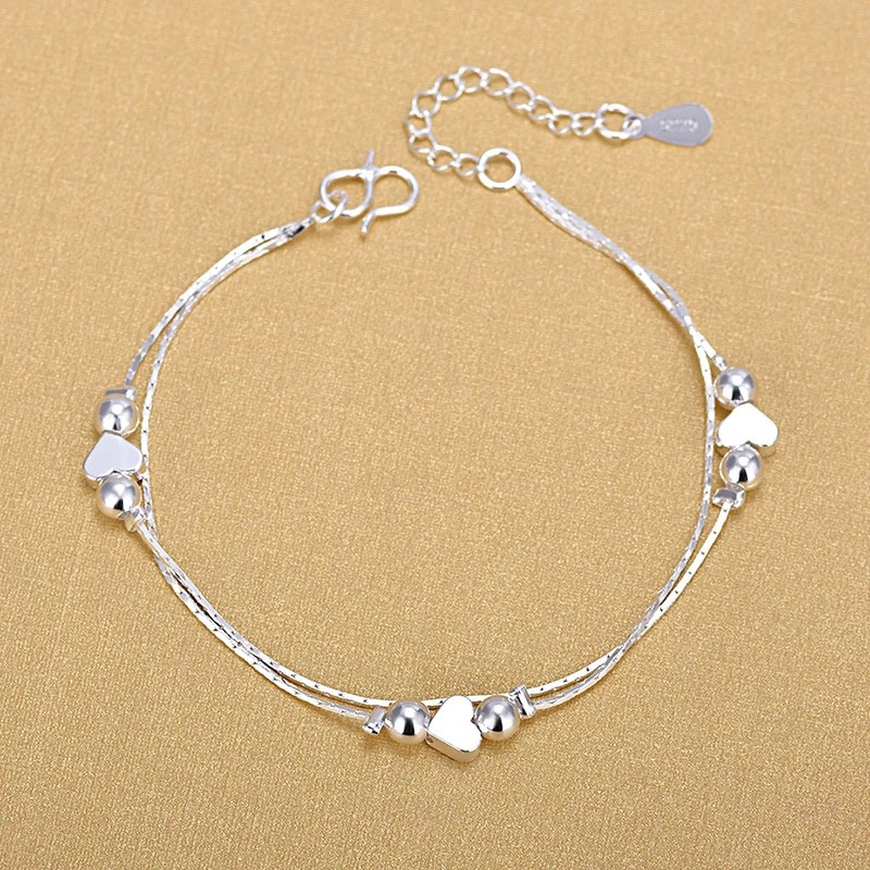 Bộ lắc tay lắc chân thời trang nữ bạc s925 - LTC39