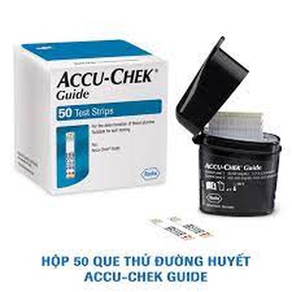 Que thử đường huyết Accu Chek Guide hộp 50 que