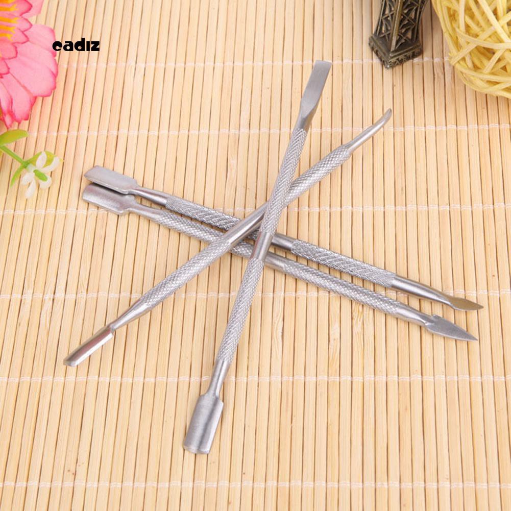 Bộ 4 dụng cụ làm móng tay loại bỏ da bằng thép không gỉ