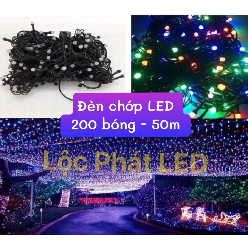 Dây chớp LED dạ quang, bóng led siêu sáng ✨⚡ Nhiều màu sắc:  🟡 ⚪️ 🟢  🟣 🟤