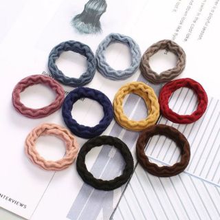 SET 5 THUN CỘT TÓC NHIỀU MÀU KIỂU HÀN QUỐC