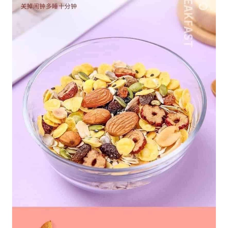 [ Sẵn hàng ] Gói 500g Ngũ cốc Mix hoa quả siêu ngon