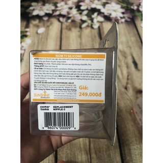 Núm ti Comotomo Mỹ (đủ size 1-2-3 tia, Y-cut)