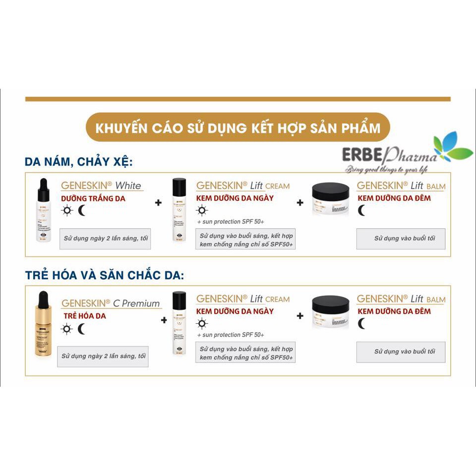 ISIS PHARMA Geneskin Lift Balm 50mL - Kem Dưỡng Chăm Sóc Da Ban Đêm