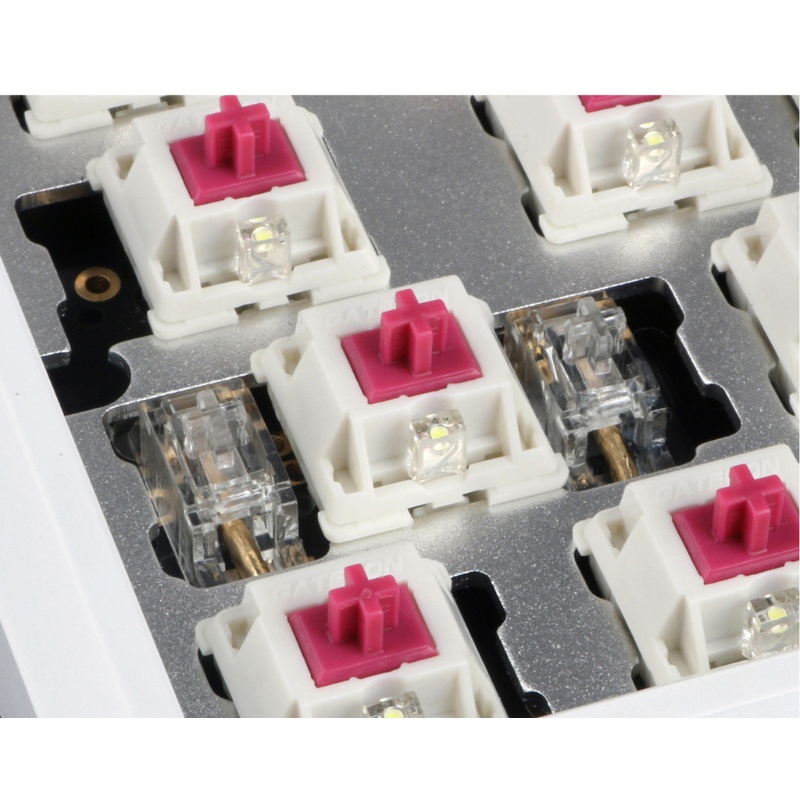 Bộ Ổn Định Bàn Phím PCBs Dây Vàng Đen Trong Suốt Thiết Kế Đặc Biệt