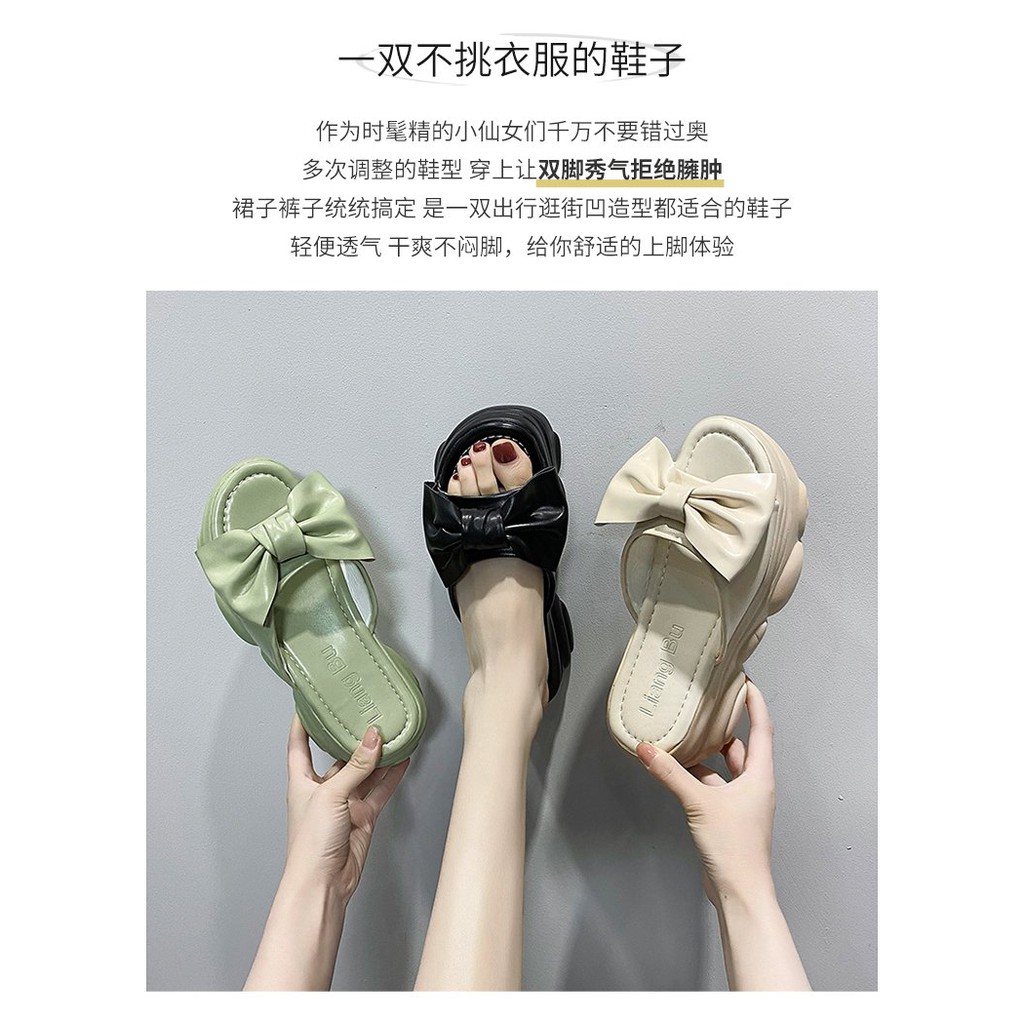 🌸🌸Dép Đính Nơ Thiết Kế Xinh Xắn Thời Trang Cho Nữ | BigBuy360 - bigbuy360.vn