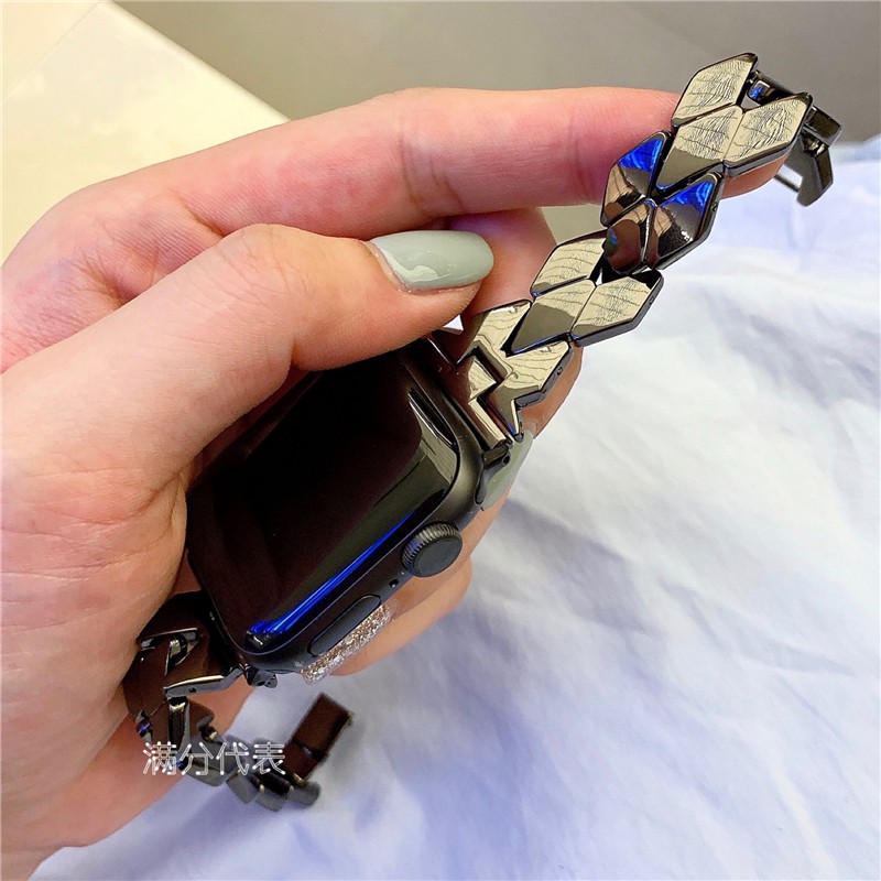 Dây đeo thay thế cho đồng hồ thông minh thích hợp cho Apple Watch 1 2 3 4 5 6 Se 38mm 40mm 42 mm 44mm