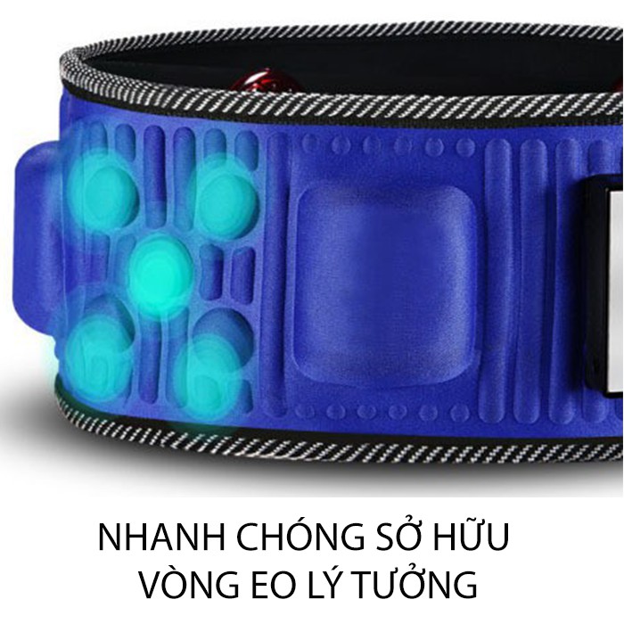 Đai massage bụng X5 pin sạc hồng ngoại Wireless Belt loại 1