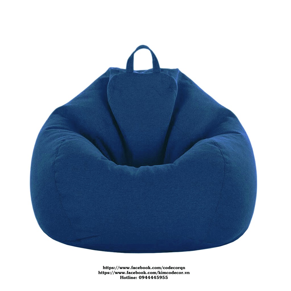 Ghế bố lười hạt xốp 100x120cm(đã kèm xốp) | BigBuy360 - bigbuy360.vn