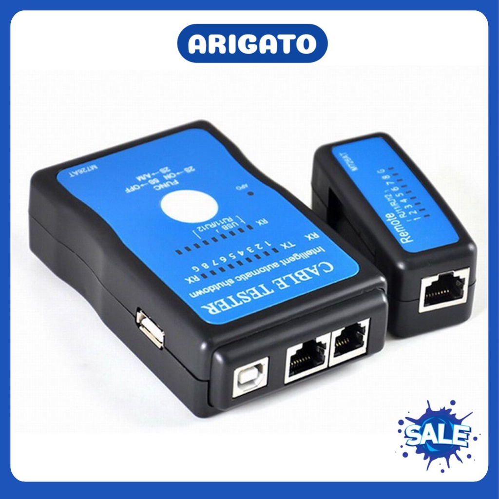 Bộ Test Cáp Mạng hộp kiểm tra dây mạng SY168 M726AT RJ45 RJ11 chất lượng cao giá rẻ ARIGATO