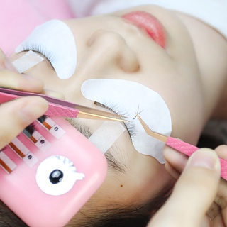 Ba cặp con trỏ giả bằng thép không gỉ để kéo dài lông mi sọc cong với lông mi giả.
