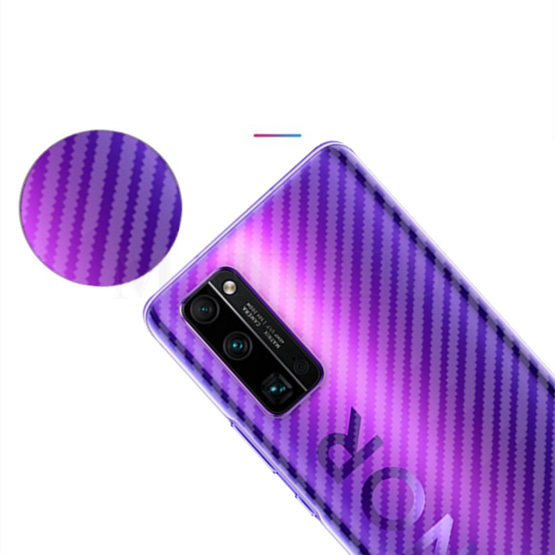 Set 2 miếng dán sợi carbon 3d mặt sau cho Huawei Honor 8 9x 10 20 50 Pro 20i 8c 8s 8x 9i View 10 20