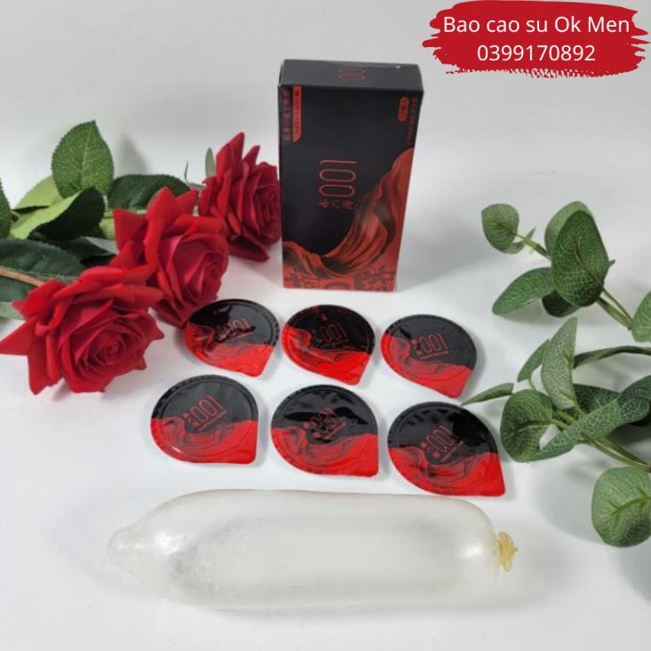 Bao Cao Su OLO 001 SAMURAI Đen, BCS Siêu Mỏng, Nhiều Gel Bôi Trơn Cao Cấp Hộp 10 BCS