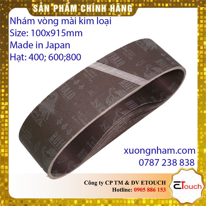 Nhám vòng 100x915 Nhật Bản cát mịn từ 400-600-800