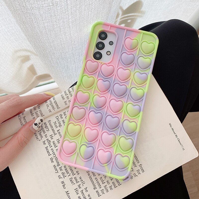 Ốp điện thoại silicon mềm hình kỳ lân 3D màu cầu vồng cho Samsung Note 20 Ultra 10 Pro S10 Plus