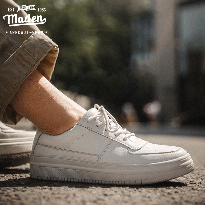 Đôi giày thể thao MADEN bằng da thoáng khí thời trang mùa hè cho nam 2021
