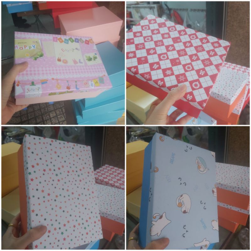 Combo 20 hộp chữ nhật 11x14 cao 8cm + 16x22 cao 8cm