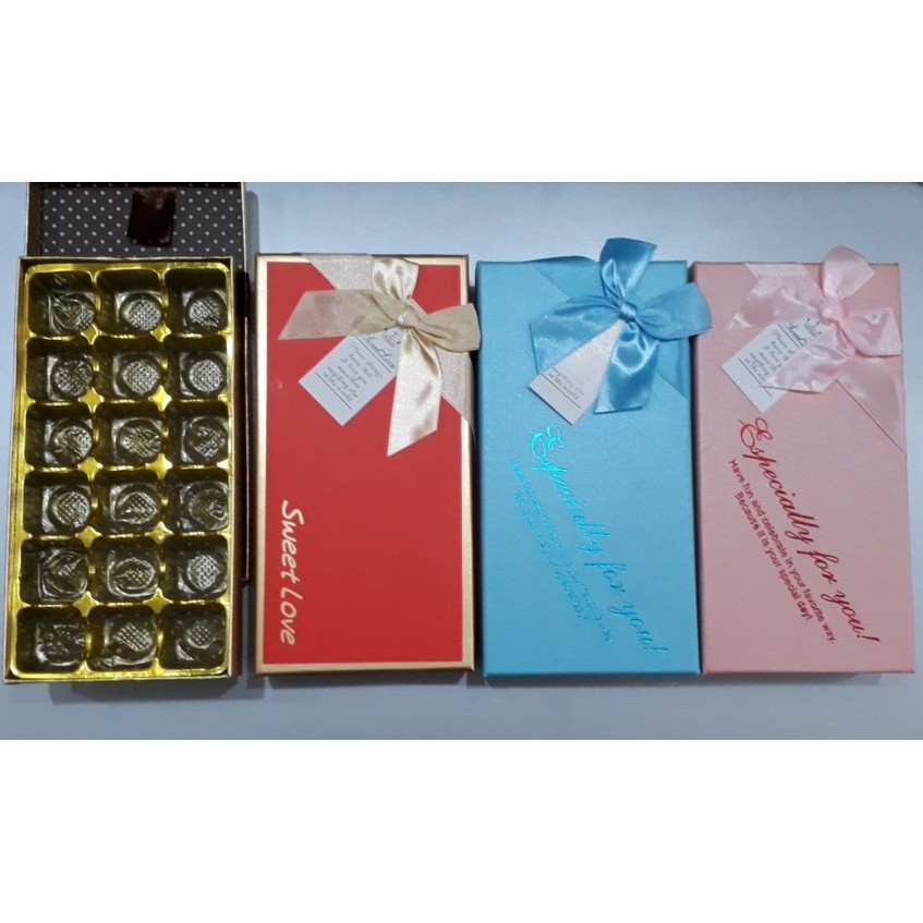 Hộp đựng socola hình chữ nhật cho ngày Valentine nhiều mẫu