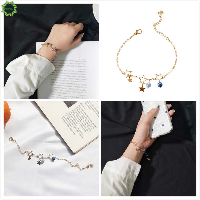 Cod Qipin Vòng đeo tay kiểu dáng đơn giản thanh lịch dành cho nữ