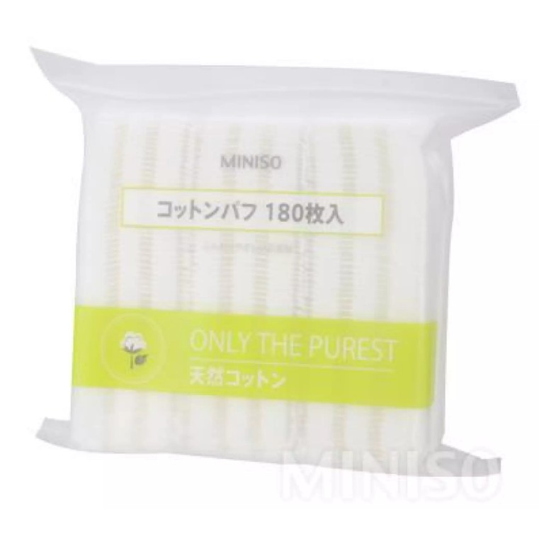 Bông Tẩy Trang Miniso Only The Purest Soft Cotton Pads 180 Miếng
