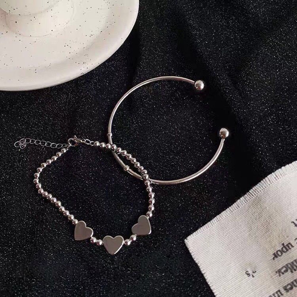 Vòng Đeo Tay Kiểu Dáng Thời Trang Phong Cách Hàn Quốc Cho Nữ