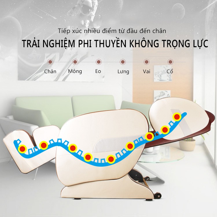 massage toàn thân ghế mát xa tự động gia dụng máy mát xa đa năng - Ghế Massage Toàn Thân Công Nghệ 2021 - BE110