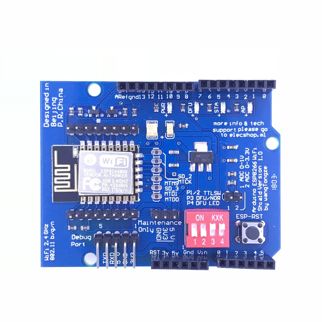 Arduino ESP8266 Wifi Shield-TH137