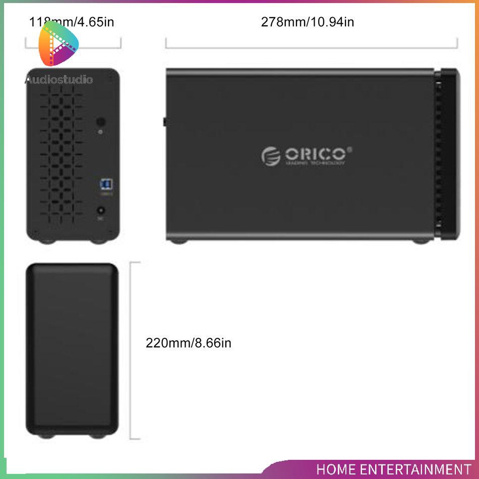 Đế Gắn Ổ Cứng Orico Ns200U3-Bk 2 Bay Usb3.0 Hỗ Trợ 20tb | BigBuy360 - bigbuy360.vn