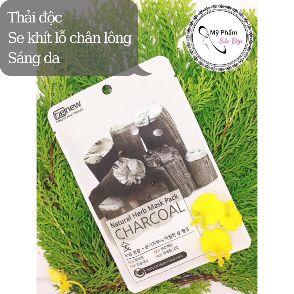 Mặt nạ 💖 Chính hãng 💖 6 vị Mặt nạ BENEW Natural Herb Mask Dưỡng ẩm trị mụn trắng da Hàn Quốc (22ml) | BigBuy360 - bigbuy360.vn
