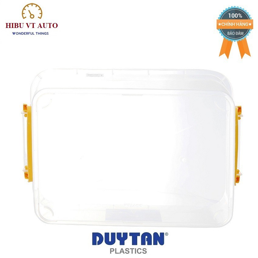 Thùng Nhựa Duy Tân Trong Suốt 55L (67.6 x 45.7 x 25.4 cm) No.0998 giúp bạn bảo quản đồ đạc sạch sẽ, an toàn