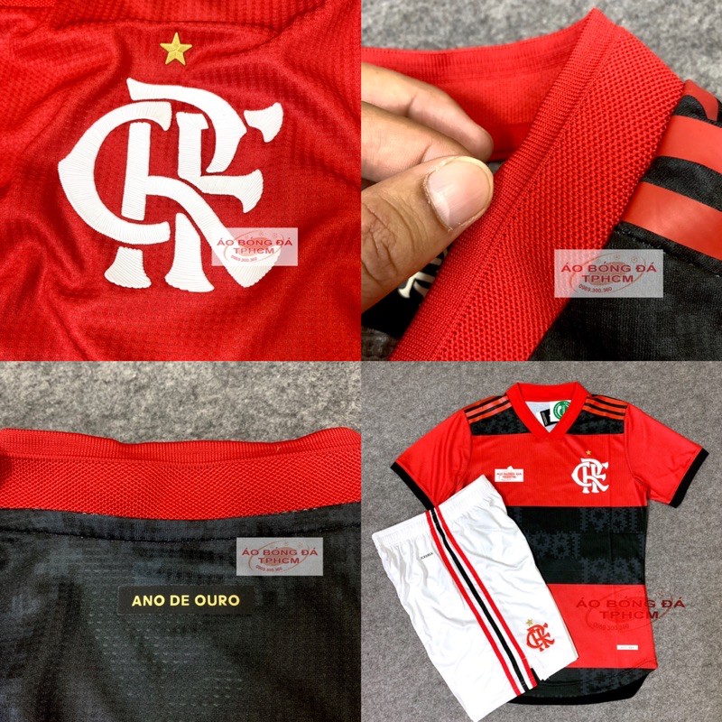 FLAMENGO mùa 2021 - Áo Bóng Đá bản PLAYER hàng Thái - FLAMENGO SỌC 21/22