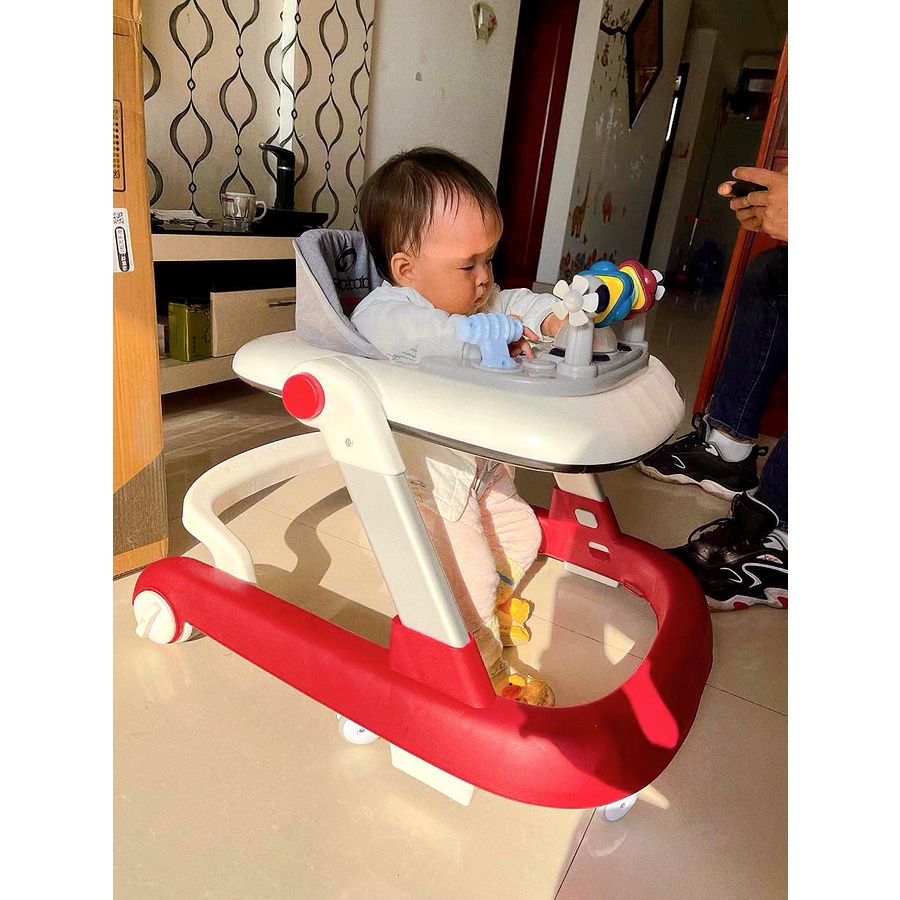 | Mã mới - Bảo hành 12 tháng | Xe tập đi đa năng BW805 nhiều tư thế có nhạc có đèn có bàn chơi có bàn ăn cho bé BabyCosi