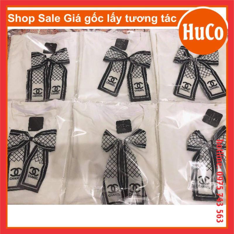 [ RẺ VÔ ĐỊCH ] áo phông hè, thun tay lỡ tag đính nơ khuy cài cực iu chất cotton mềm mát form thụng freesize giá rẻ