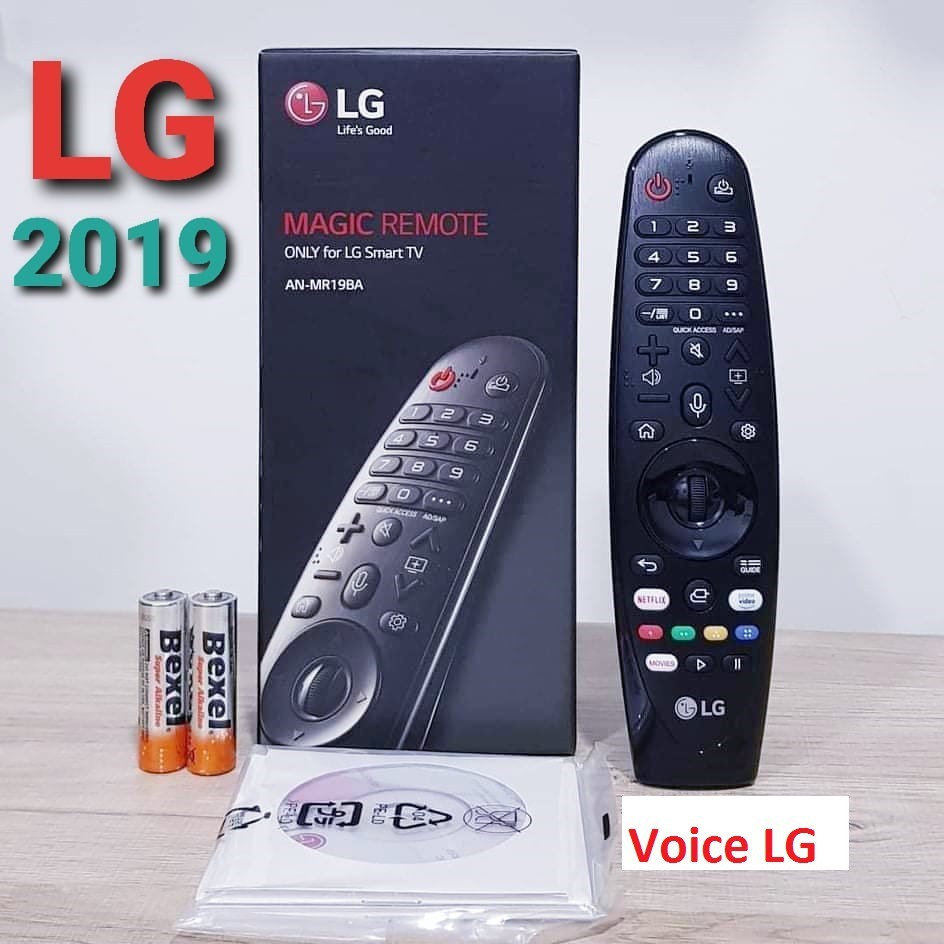 Điều Khiển tivi LG Giọng Nói 2019 AN-MR19BA chính hãng nguyên hộp .Có pin zin đi kèm , Remote tivi LG giọng nói 2019