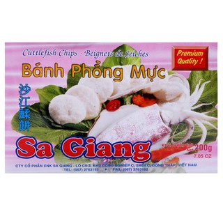 Bánh phồng mực Sa Giang hộp 200g