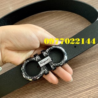 (MANG đc 2 NĂM) Thắt lưng, dây nịt Nam da mềm chữ a HOA