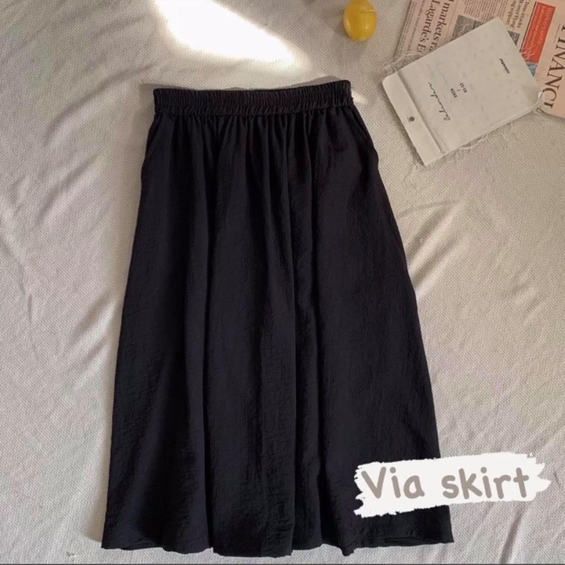 VIVI SKIRT - CHÂN VÁY DÁNG DÀI TRƠN | BigBuy360 - bigbuy360.vn