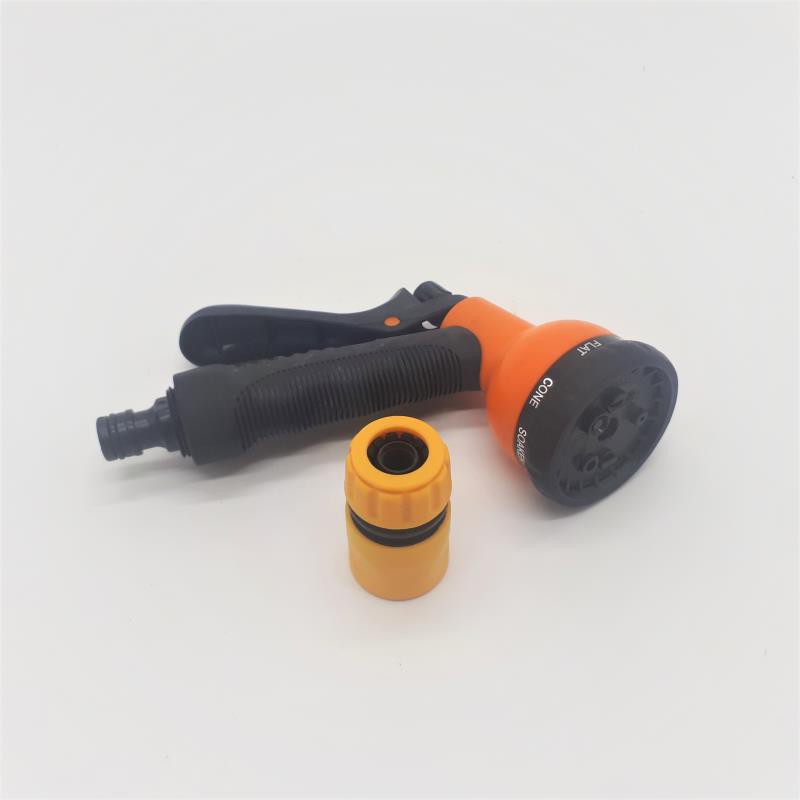 Vòi xịt nước tưới cây, rửa xe VPN-2032, Vòi 8 trong 1 + Nối nhanh 12-18 mm