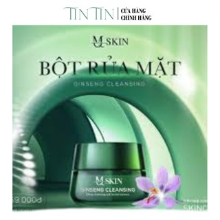 Bột rửa mặt nhân sâm mq skin