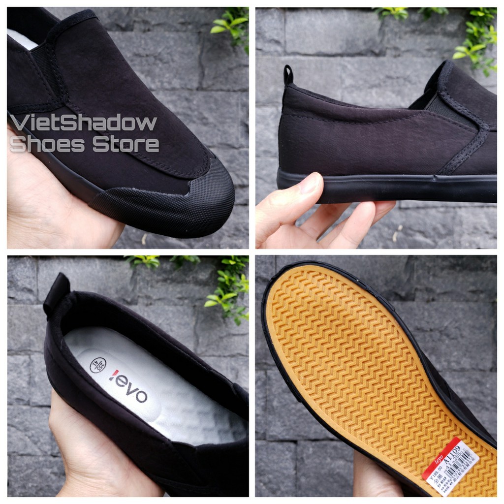 Slip on nam LEYO - Giày lười vải nam - Vải polyester 3 màu - Mã SP A1109 | BigBuy360 - bigbuy360.vn