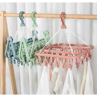 Móc chùm 32 kẹp phơi đồ trẻ em