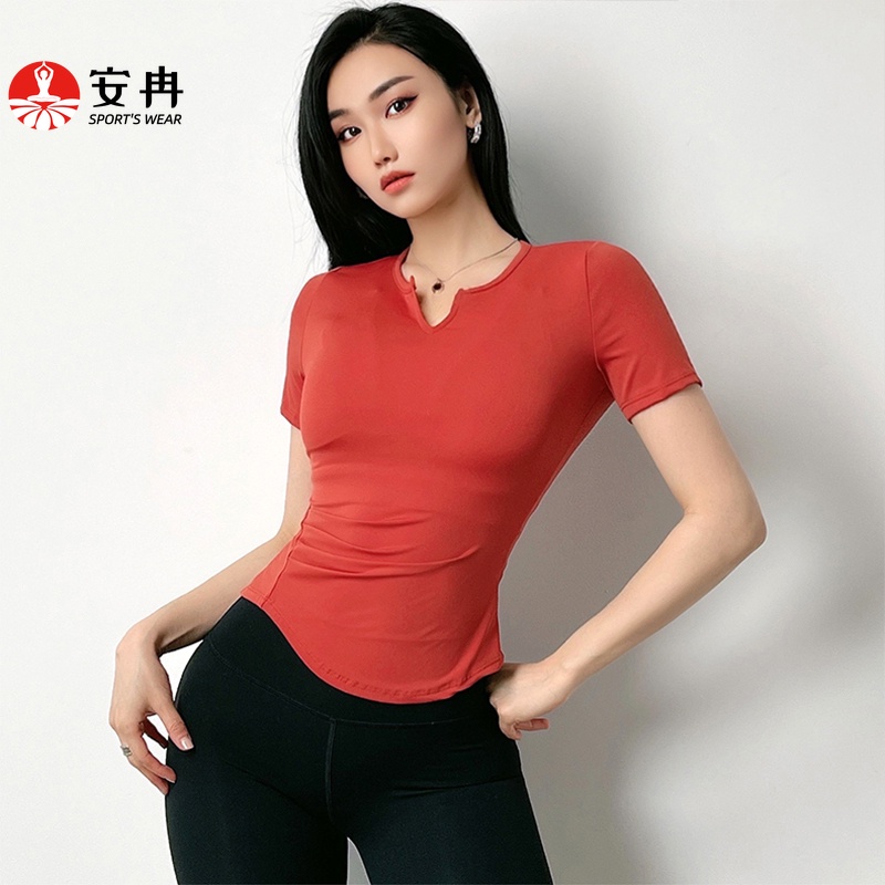 Áo thun ANRAN tay ngắn chuyên dụng tập thể thao cho nữ