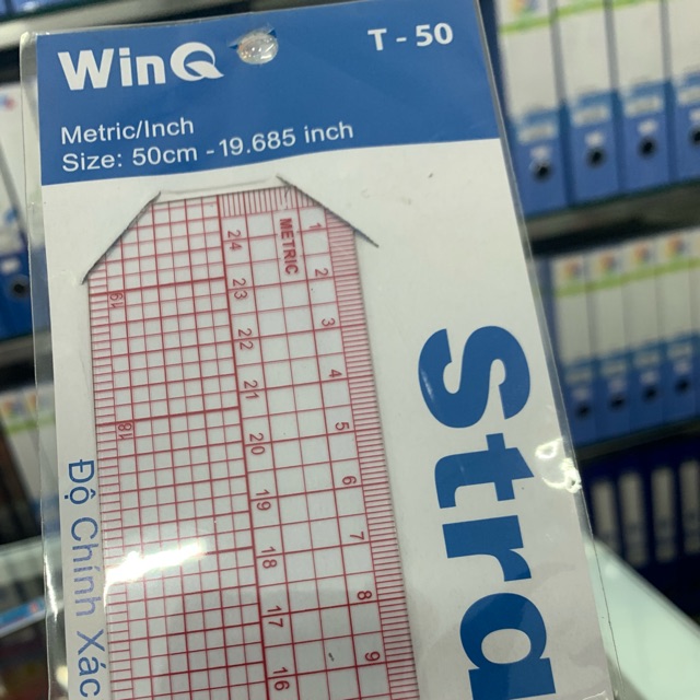 Thước Size 50cm- 19.685 inch WinQ T-50