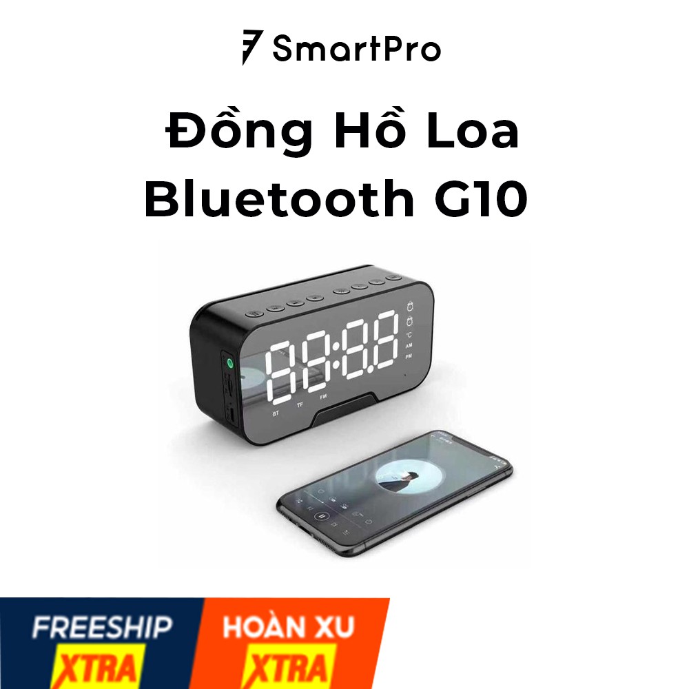 🔈 Bluetooth Speaker Đa Năng - Hiển Thị Giờ, Báo Thức - Có Đài FM